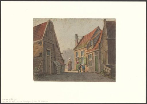 View of the Beginning of the Slatuinen from the Baarsjesweg