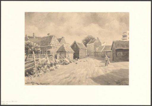 View of a Dead-End Path Behind the Baarsjesweg
