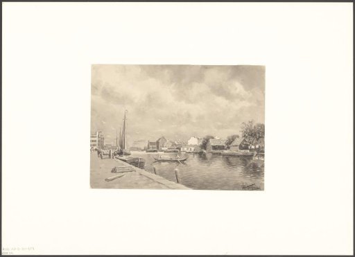 View of the Kostverlorenvaart and the Baarsjesweg