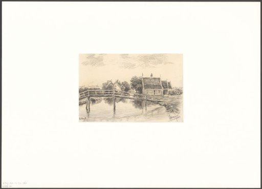 View of the Kattengat towards the Kostverlorenvaart near the Hoofdweg
