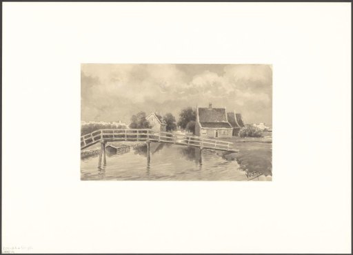 View of the Kattengat towards the Kostverlorenvaart near the Hoofdweg