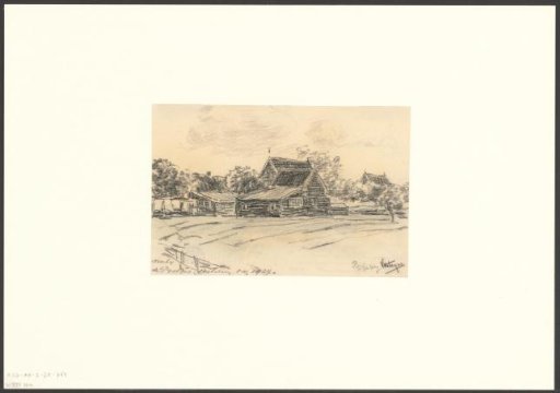 View of a Farmhouse near the Postjeswetering
