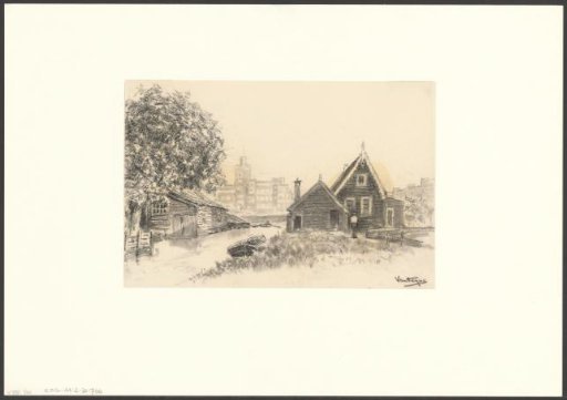 View of the Warmoestuinen near the Admiralengracht