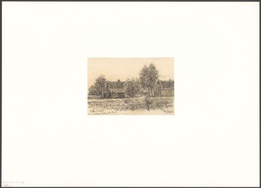 View of vegetable gardens behind the Van Spilbergenstraat, seen from the Willem Schoutenstraat