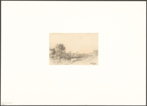 View of the canal behind Jacob Maris Street