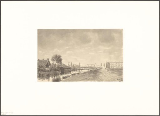 View of the canal behind the Jacob Marisstraat
