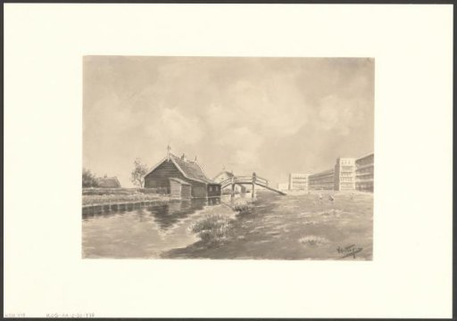View of the Warmoestuinen near the Van Spilbergenstraat