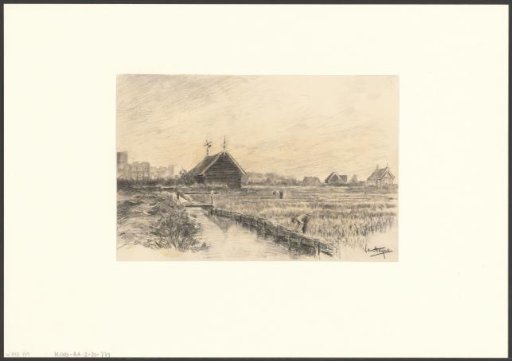 View of the Warmoestuinen seen from the Orteliusstraat