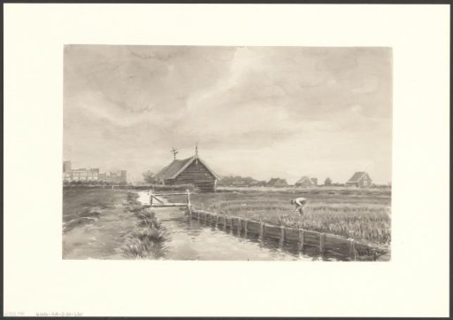 View of the Warmoestuinen seen from the Orteliusstraat