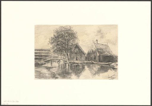 View of the Warmoestuinen seen from Marco Polo Street towards Hoofdweg