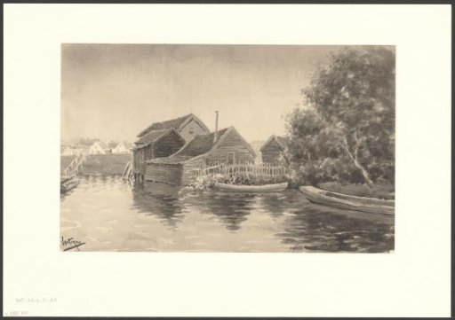 View of the Slotervaart at the Jacob Marisstraat