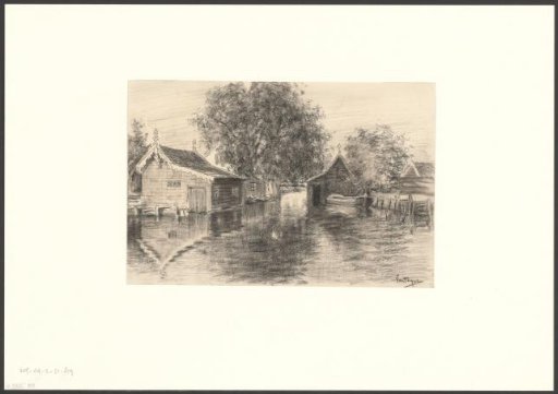 View of the Slotervaart at the Jacob Marisstraat