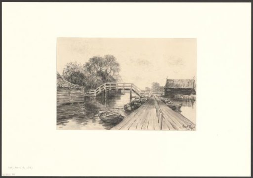 View of the Slotervaart near the Jacob Marisstraat