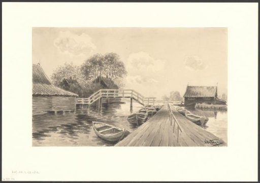 View of the Slotervaart near the Jacob Marisstraat