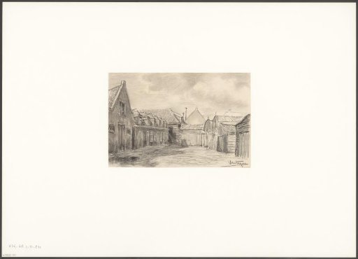 View of several buildings behind the Sloterkade
