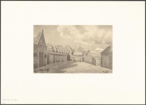 View of several buildings behind the Sloterkade