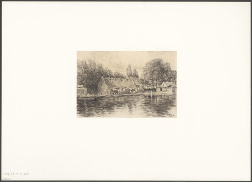 View of the Schinkel near Huis Te Vraag, seen from the shunting yard