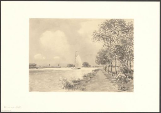View of the Towpath along the Schinkel