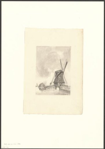 View of the Koenen Mill on the Nieuwe Meer