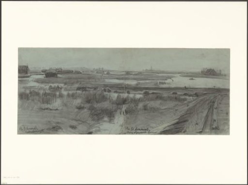 View of the Buitendijkse Buitenvelderse polder