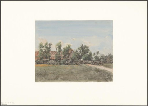 View of a farm between the Weesperzijde and the Schagerlaan