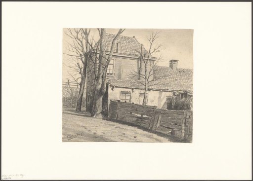 View of a house at the Rynier Pauwlaan, corner of the Ringdijk