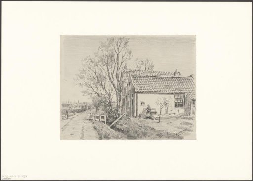 View of a house on Rynier Pauwlaan, looking towards the Ringdijk