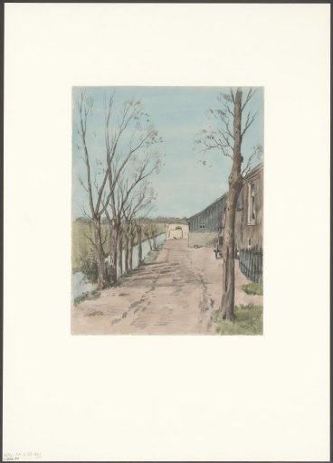 View of a path next to a house on the Schagerlaan