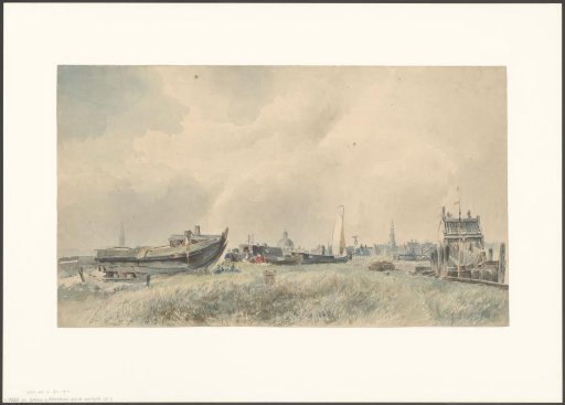 View of Amsterdam from the IJ