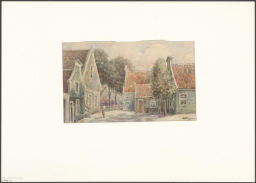 View of a street at Nieuwendam