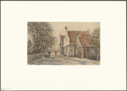 View of the Nieuwendammerdijk