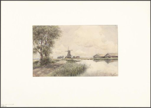 View of the De Pauw Mill