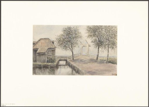 View of the Meerbrug at Nieuwendam