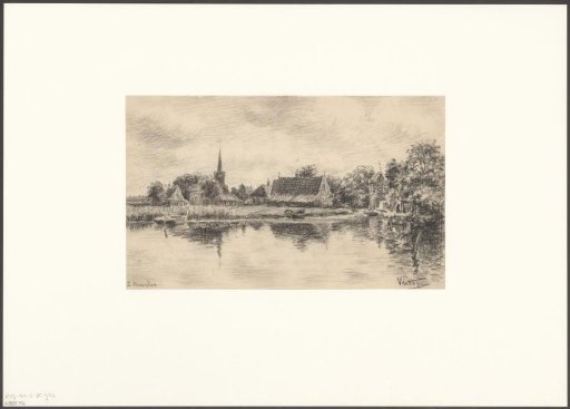 View over the Kleine Die towards Nieuwendam