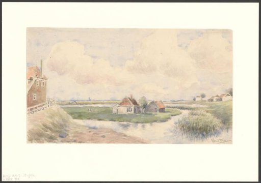 View of the Schellingwouderdijk