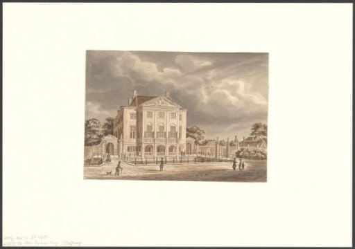 View Of Zwanenburg House At Halfweg