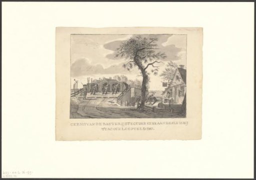 View of a battery at Ouderkerk