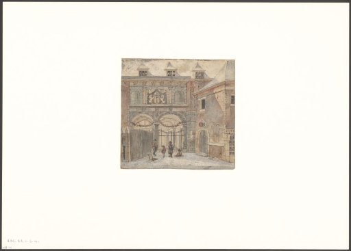 View of the Entrance to the Exchange of Hendrik de Keyser