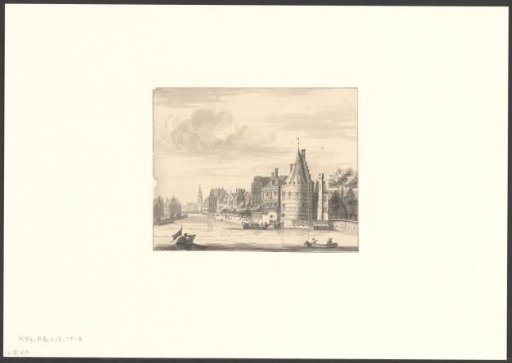 View of the Kloveniersdoelen on the Amstel