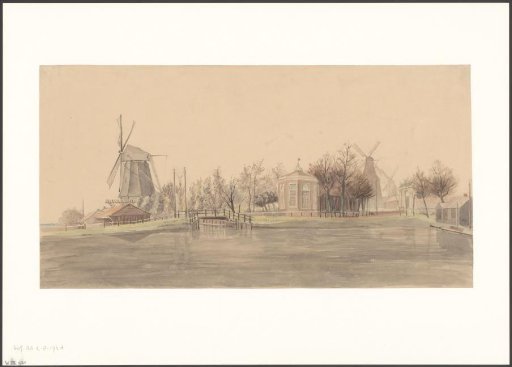 View of the hunting harbour at the Amstel
