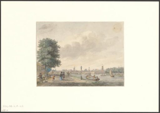 View of the Hogesluis at Amsteldijk