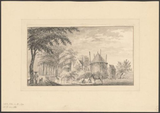 View of a farmstead on the Buiten-Amstel