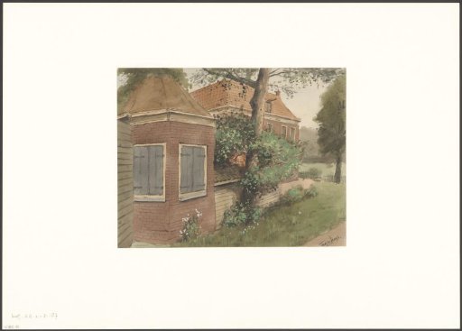 View of a house on the Amstel Dike