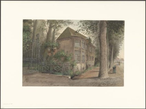 View of the country estate Amstelvliet at the Amsteldijk