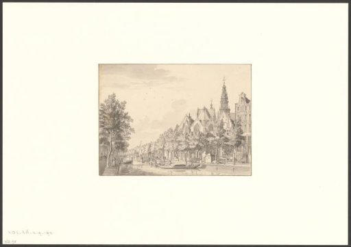 View of the Oudezijds Voorburgwal and the Oude Kerk