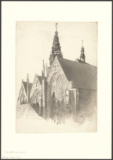 View of the Oude Kerk