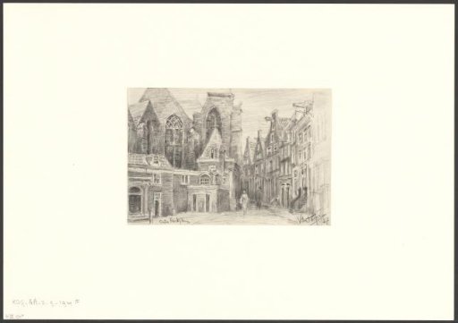 View of the Old Church and the Oudekerksplein