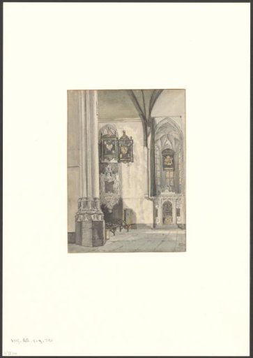 Interior of the Old Church with view towards the choir