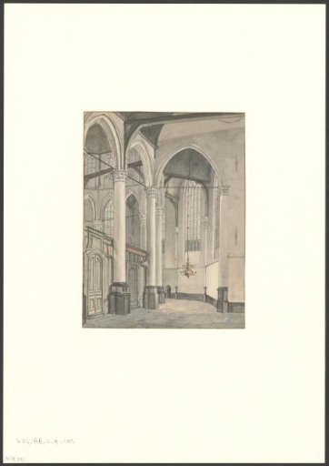 Interior of the Old Church behind the choir