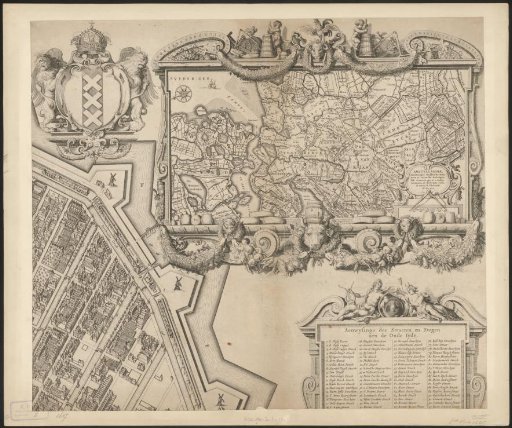 Map of Amsterdam (top right sheet)
